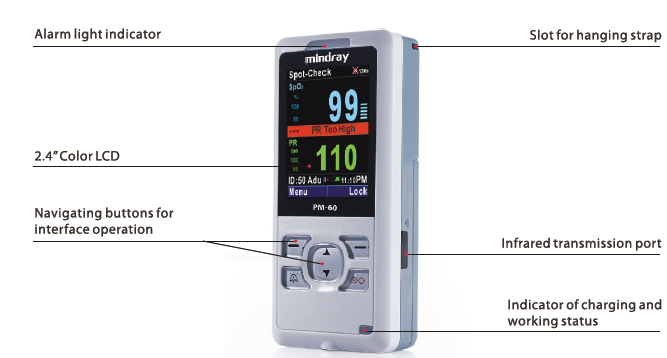 Mindray Pulse Oximeter PM-60